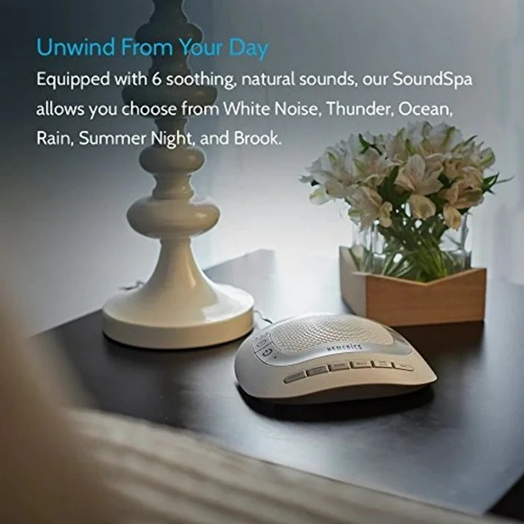 NWT: Homedics SoundSpa Rejuvenate Portable Sound Machine - Picture 2 of 6